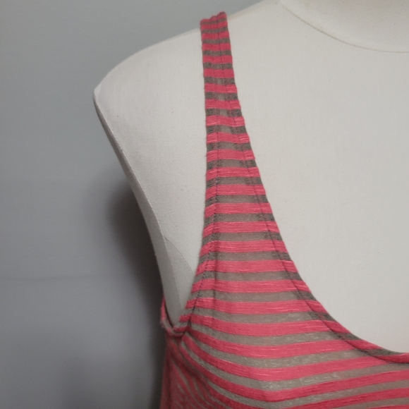 Daytrip coral burnout stripe tank size small - Picture 2 of 8